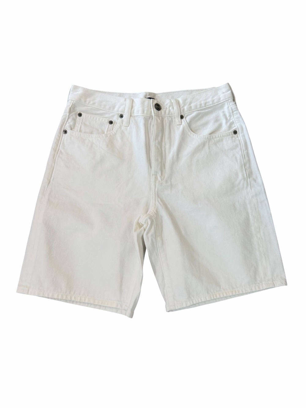 J. Crew Women’s Chino Style High Waisted Classic White Shorts Sz 27 NWT